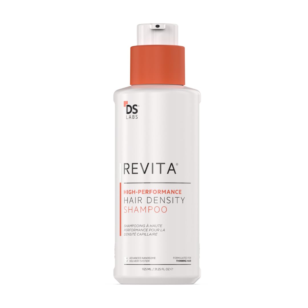 DS Laboratories Revita Shampoo - Hair Thickening Shampoo, DHT Blocker Biotin Shampoo, Hair Thickening Products for Men & Women to Support Hair Growth, Packaging May Vary
