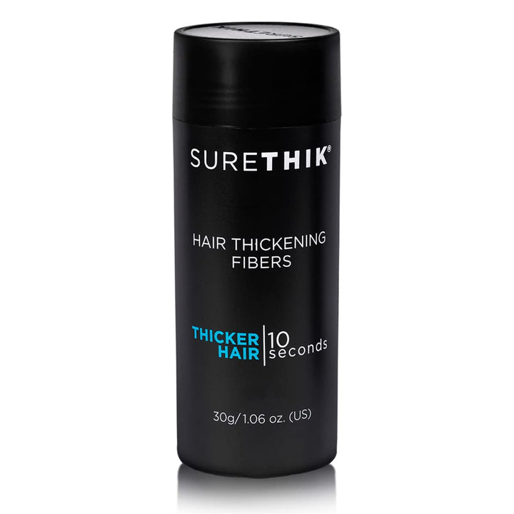 SURETHIK Medium Brown Hair Fibers for Thinning , Building Hair Fibers, Instantly Fuller Looking for Men & Women, 30g