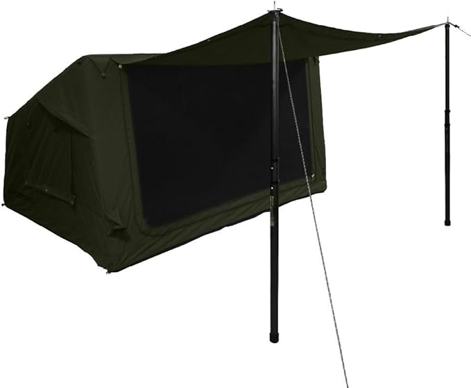 2025 Upgraded Canvas Inflatable Tents for Camping, Windproof Blow Up Air Tent with Pump,No Assembly Needed Luxury Camping Tents