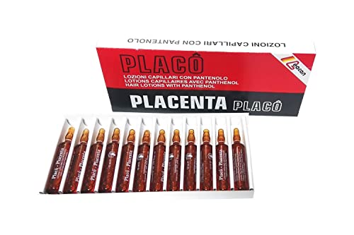 12 x10 ml Vials Placenta Placo Intensive Revitalizing Treatment Against Hair Loss