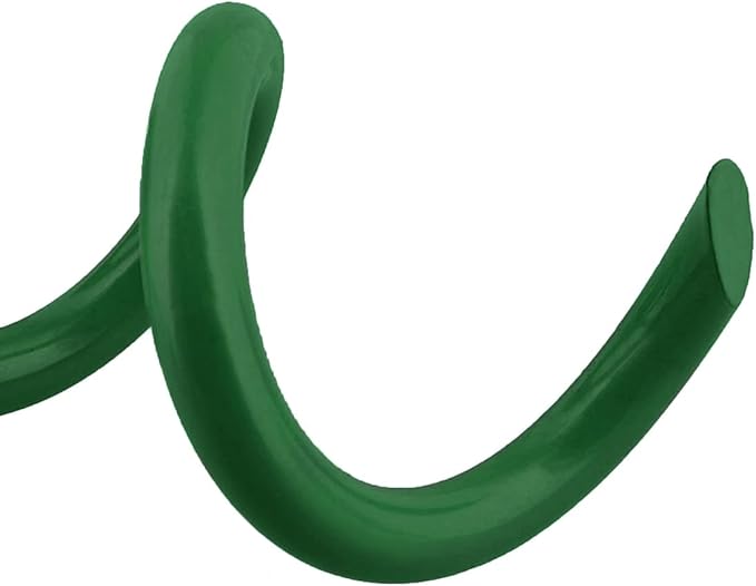 7Penn Ground Anchors Screw in 4 Pack - 16 Inch Green Spiral Dog Leash Ground Anchor Tie Down - Heavy Duty RV Canopy Stakes for High Wind Camping Tents with 475 lbs Pull Force