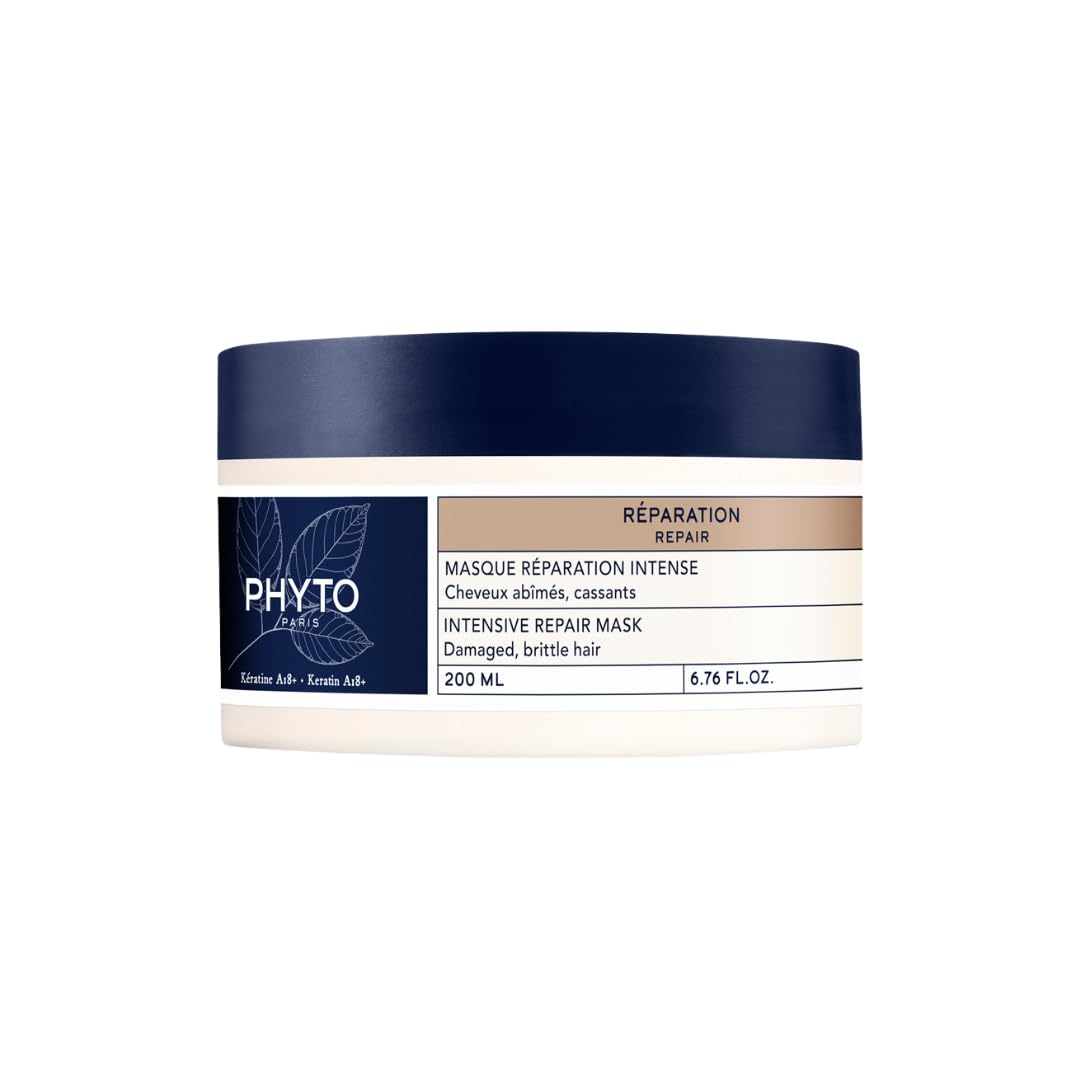 Phyto Paris Repair Intensive Restructuring Mask, Vegan, Silicone Free, Restores And Strengthens Damaged Hair And Brittle Hair Fi
