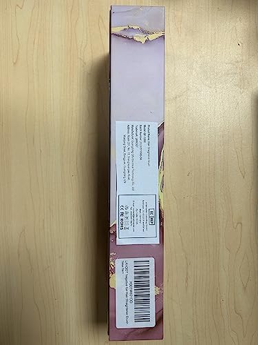 LANDOT Inoic Hair Straightener Brush for Smooth, Frizz-Free Results - Electric Heated Ceramic Straightening Brush Dual Voltage - Fast Heating Adjust Temp 250-450F for All Hair Types