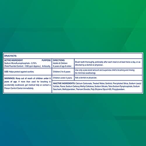 144 Tubes of Freshmint 0.6 oz. Anticavity Fluoride Toothpaste, Metallic Tube, Tubes do not have Individual Boxes for Extra Savings, Travel Size