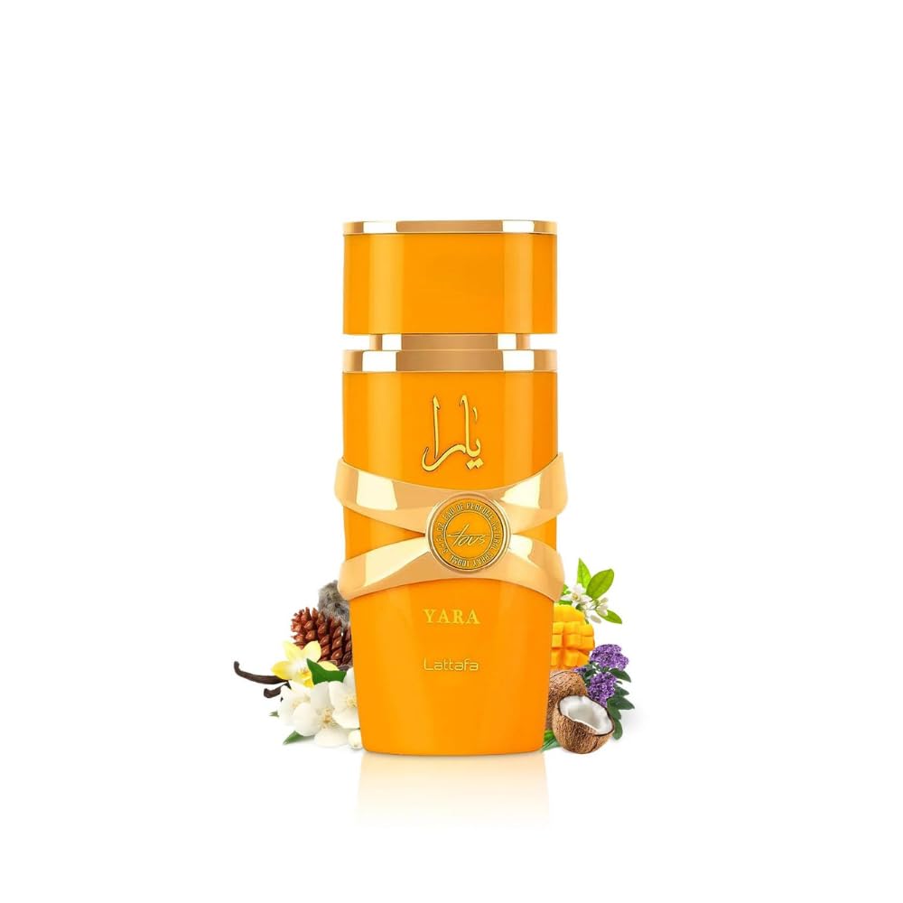 Lattafa Yara 5th Anniversary Eau de Parfum Gift Set | Floral & Fruity | 2 x 3.4 Oz