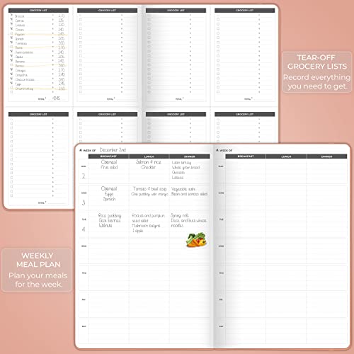 Clever Fox Fitness Journal PRO – Daily Workout Planner with Meal Planner & Habit Tracker – Gym Exercise Log Book for Women & Men – Fitness Planner Notebook – Lasts 6 Months, 7x10” - Light Pink