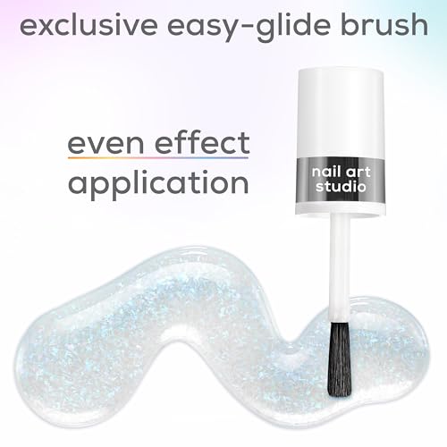 essie Nail Art Studio Special Effects Polish, Shimmer, Vegan, Purple Nail Polish, Ethereal Escape, 0.46 Fl Oz