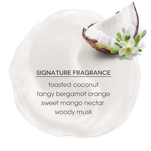 Bain de Terre Coconut Papaya Ultra Hydrating Conditioner, Moisture Quench for Dry, Damaged Hair, with Argan & Monoi Oils, Paraben-Free, Color-Safe, Vegan