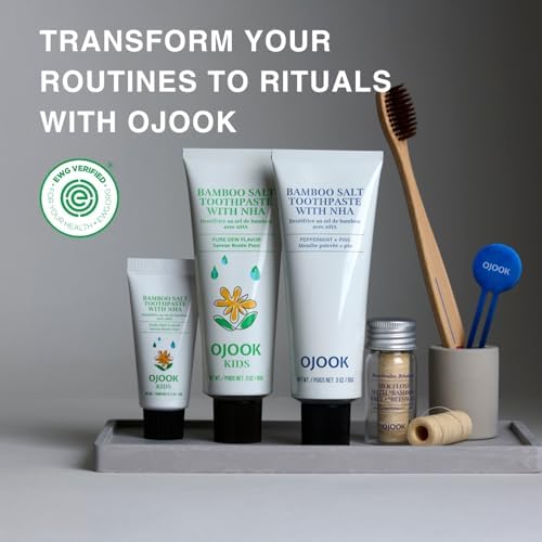 Bamboo Salt Silk Floss with Beeswax - 1 Spool (33yd) | Pine Flavor, All Natural, Plastic Free & Refillable, Hydroxyapatite Infused, Bouncy Italian Silk, PFAS Free