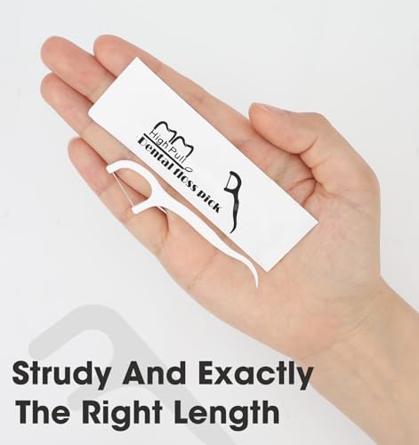 1500 Count Individually Wrapped Floss Picks, Dental Floss Picks Toothpicks Flossers for Adults, Ideal Travel Flossers for Deep Cleaning