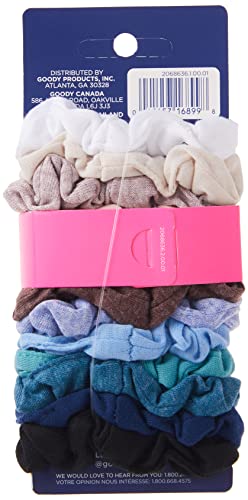 Goody Ouchless Value Pack Heather Scrunchies, 12ct
