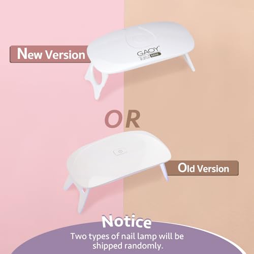 GAOY Poly Gel Nail Kit with U V Light Starter Kit, 6 Pcs Builder Gel Extension Kit for Beginners with Everything Nail Art DIY