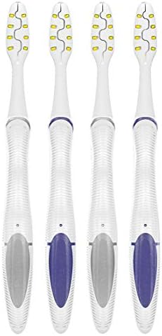 Oral-B Pulsar Vibrating Bristles Toothbrush, Medium, 4 Pack (Colors May Vary)