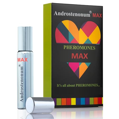 ANDROSTENONUM MAX Pherolec Global Male Pheromone Perfume Oil for Him Real Long-Lasting Original Best Men's Pheromones Cologne Essential Strong Spray Fragrance Essence Extra Strength Man 0.27 fl. oz