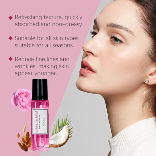 Raipult Crazy in Love Roll On Oil, 2PCS Pheromone Perfume For Women,Crazy in Love Pheromone Oil,Long-Lasting Portable Roll On Perfume