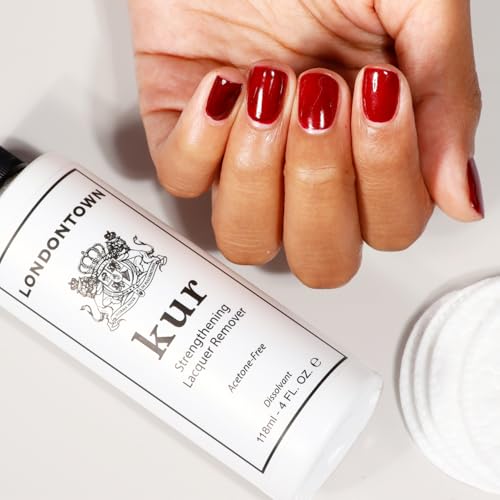 LONDONTOWN kur Strengthening Lacquer Remover, 4 Fl Oz