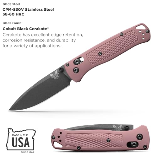 Benchmade - Bugout 535 EDC Knife with Crater Blue Grivory Handle (535FE-05)