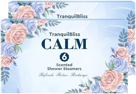 Shower Steamers with Natural Fragrance, 12 Pack Shower Bath Bombs, Mother's Day Presents, Luxury Self Care & Relaxation, Birthday Presents for Women and Men