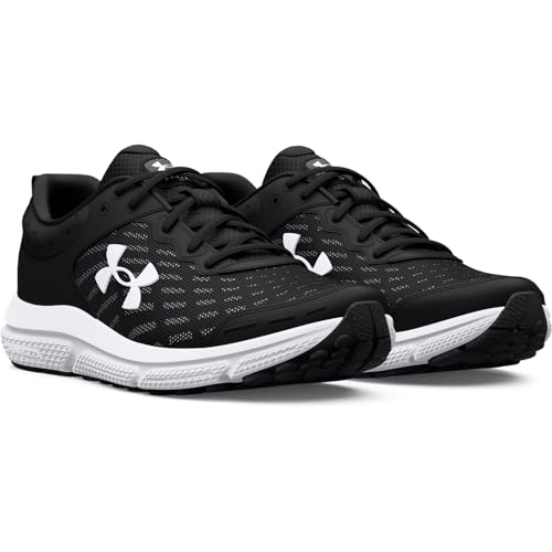 Under Armour Men's Charged Assert 10, (001) Black/Black/White, 11, US