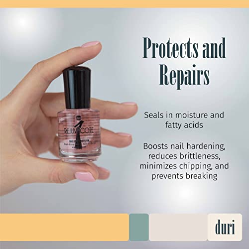 duri Rejuvacote 1 Nail Growth System - Maximum Strength | Nail Strengthener for Damaged Nails from Gel, Acrylic Manicure | Grow Long Natural Fingernails Fast - 0.45 fl. oz.