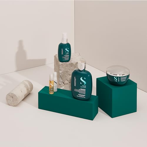 Alfaparf Milano Semi di Lino Reconstruction Reparative Anti Breakage Daily Fluid for Damaged Hair - Hair Breakage Treatment - Protects - Adds Shine - Thermal Protector - Fine Hair - Vegan - (4.23 oz)