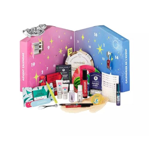 Sephora Collection Calendar - 24 Makeup, Skincare, Bath, and Accessory Gifts to Discover - Including One Exclusive Surprise.