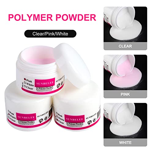 Nail Kit Set Professional Acrylic with Everything, 12 Glitter Acrylic Powder Kit Nails Art Tips Decoration, DIY Nail Art Tool and Supplies for Beginners