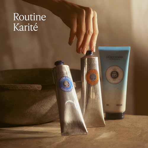 L'Occitane 25% Organic Shea Butter Intensive Hand Balm, Nourishes, Repairs & Protects Dry Hands, Fast-Absorbing, Moisturizes & Softens Skin, Vegan