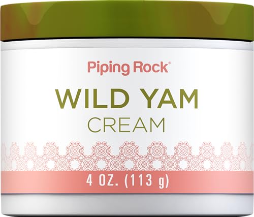 Piping Rock Wild Yam Cream | 4 oz | for Men and Women | Non GMO, Gluten Free