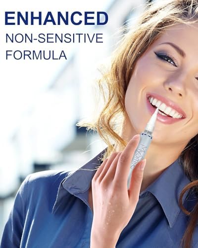 MySmile Teeth Whitening Pen 30+ Treatment Enamel Safe Tooth Whitening Gel for Teeth Sensitive-10 Min Fast Whitening Teeth-Helps to Remove Stains from Coffee, Smoking, Wines-Mint Flavor