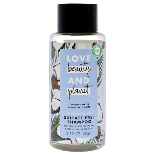 Unilever Love Beauty & Planet Coconut Water & Mimosa Flower Volume & Bounty Shampoo 13.5 Oz