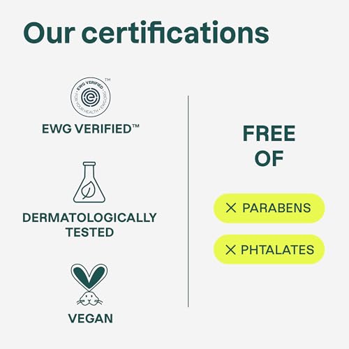 ATTITUDE Hand Cream, EWG Verified, Plant and Mineral-Based, Vegan Personal Care Products, Olive Leaves, 2.5 Fl Oz