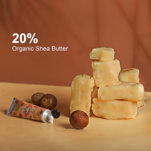 20% Shea Butter Hand Cream Gift Set, Instant Moisturizing Hand Cream for Women Dry Hands with Delicate Tin, Floral-Scented Hand Lotion 6 x 1 OZ