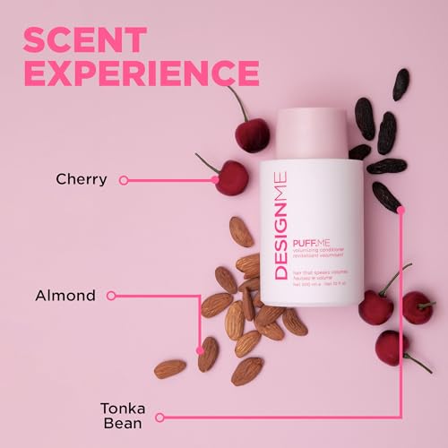 PUFF.ME Volumizing Conditioner by DESIGNME | Hydrating Conditioner with Sunflower Seed Oil for Hair Volume | Detangling Conditioner for Straight & Wavy Hair | Sulfate Free Conditioner