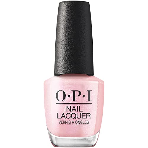 OPI Nail Lacquer I Meta My Soulmate | Sheer Soft Pink Pearl Chip Resistant Nail Polish | Me, Myself Collection