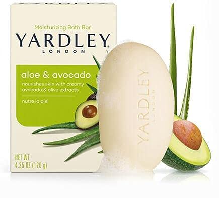 Yardley Aloe Avocado Bath Bar 4oz 2 Pack