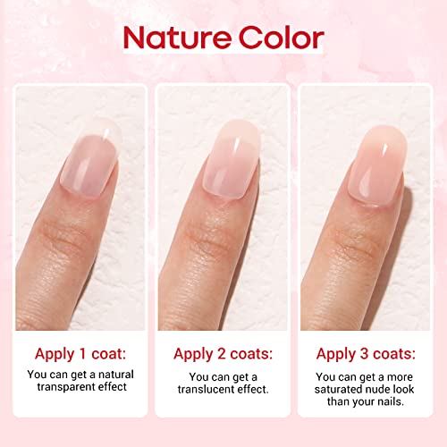 AZUREBEAUTY Nail Repair Kit for Broken Cracked Split Weak Nails, Emergency Easy Quick Fix Crystal Jelly Pink Transparent Dip Powder 28g /1 Oz Quick-Drying Repair Glue 10ml with Nail File & Nail Buffer