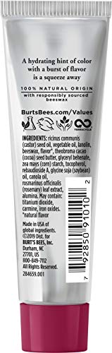 Burts Bees, Squeezy Tinted Lip Balm - Watermelon Rush, 0.43 Ounce
