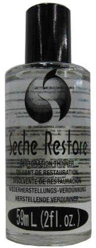 Seche Restore Top Coat - Nail Polish Thinner, Revive Thickened Lacquer, Nail Lacquer Thinner, Extends Manicure Life, 2 oz
