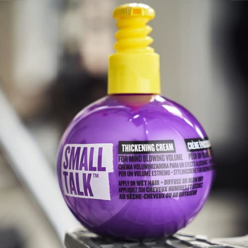 Bed Head TIGI Small Talk Voluminous Hair Thickening Cream - For Fine, Thin & Flat Hair - Premium Thickening Product - 8 oz (3 Pack)