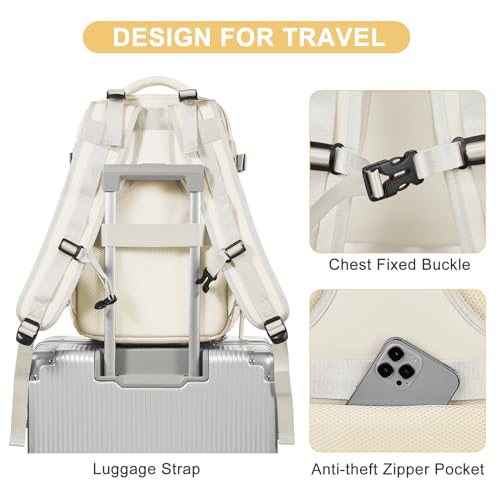 coofay Large Carry On Backpack Flight Approved Personal Item Travel Backpack For Women Airline Approved Waterproof Sports Luggage Backpack Casual Daypack Small Hiking Backpack Purple Backpack