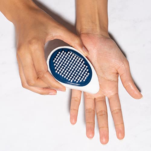Tweezerman Exclusive Dual Surface Nail Brush & Callus Combo, Evening Blue