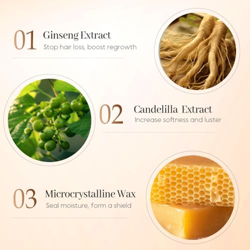 2-in-1 Hair Color Stick & Comb - Waterproof, Sweat-Proof Instant Root Touch Up for Gray Hair - Safe for Women & Men (black)