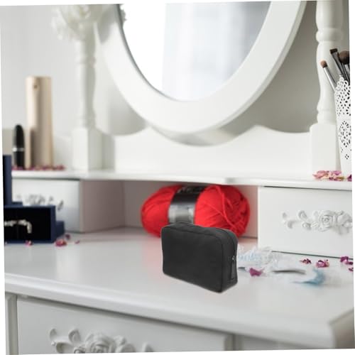 PLAFOPE Portable Electronic Organizer Bag for Travel with Splashproof Cloth Versatile Storage for Toiletries Cosmetics Data Cables Compact Lightweight Gadget Pouch for Men and Women