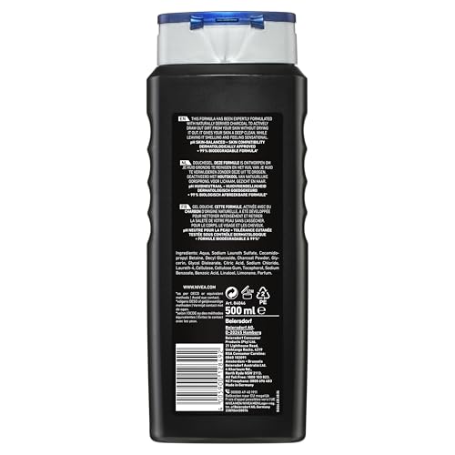 Nivea Active Clean Shower Gel, 500 g