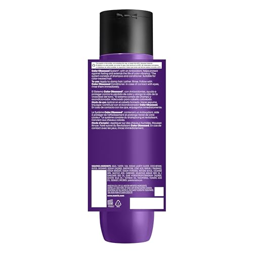Matrix Color Obsessed Antioxidant Shampoo For Color Treated Hair - Enhances Hair Color, Protects Color Vibrancy and Prevents Fading, Cruelty Free & Vegan