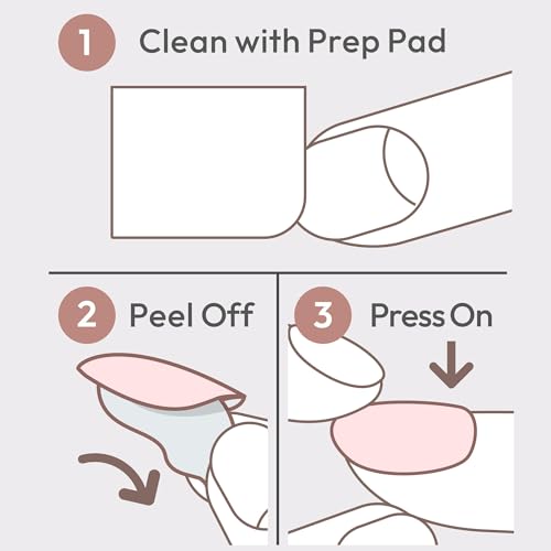 KISS imPRESS No Glue Mani 30 Pcs Press On Toenails, Solid Pure White Stick On Extension False Nails for Toes, Peel & Press Easy Apply, Hassle-Free Removal, Includes Manicure Stick, Prep Pad & File