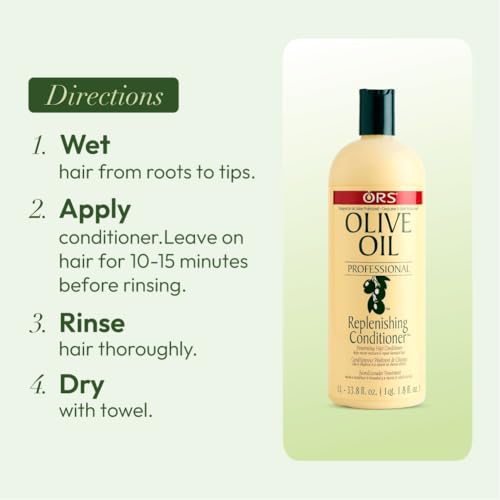 ORS Olive Oil Professional Replenishing Conditioner 33.8 Ounce (Pack of 1)