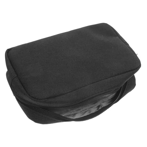 PLAFOPE Portable Electronic Organizer Bag for Travel with Splashproof Cloth Versatile Storage for Toiletries Cosmetics Data Cables Compact Lightweight Gadget Pouch for Men and Women