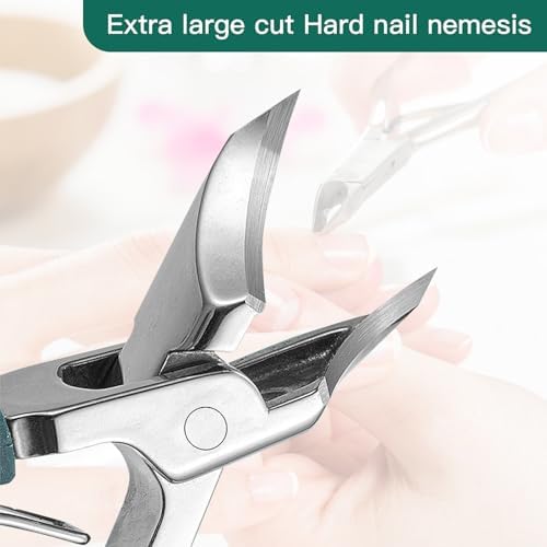 New Eagle Beak Nail Clippers ，for Thick Nails, Seniors and Ingrown Care(3-Piece/Set (Green)